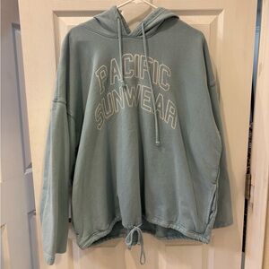 PacSun Light Blue Oversized Pacific Sun Wear Hoodie